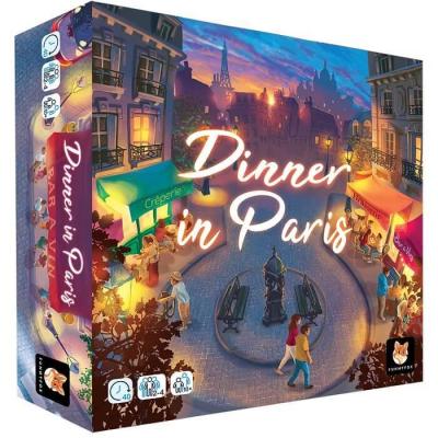 Jeu de société avec stratégie: Dinner in Paris (x1) REF/FUDIN