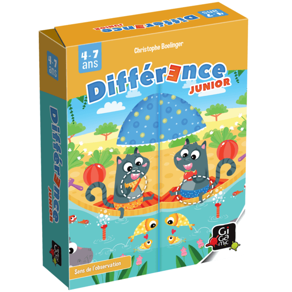 Jeu de société pour enfants: Différence junior REF/GJJD