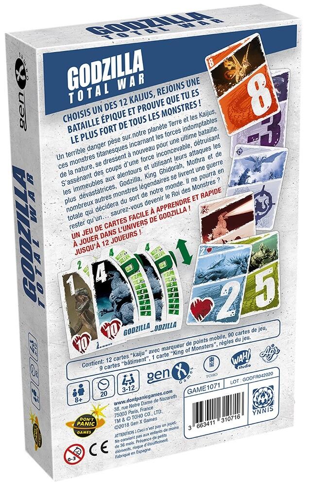Jeu de societe godzilla total war film