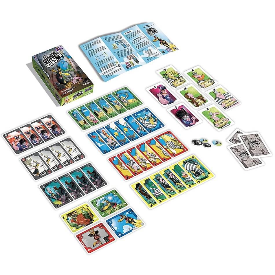 Jeu de societe la grande evasion avec cartes