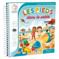 Jeu de voyage magnetique les pieds dans le sable