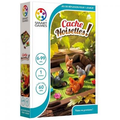 Jeu éducatif compact de réflexion pour enfants: Cache noisettes ! (x1) REF/SG 425 FR