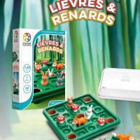 Jeu education de reflexion lievres et renards compact de voyage