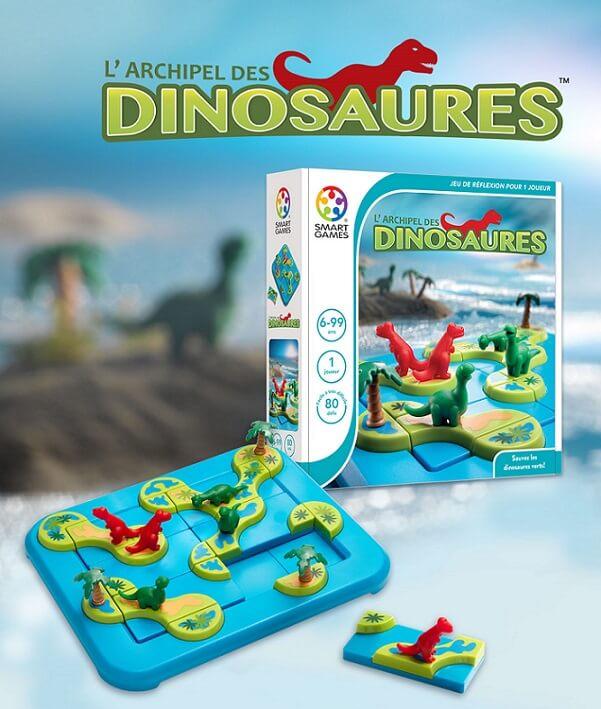 Jeu pour enfants archipel des dinosaures