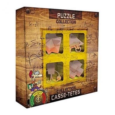 Jeu de 4 casse-têtes en bois de bambou EXPERT (x1) REF/CECBE