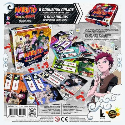 Jeu de societe naruto manga extension arena genin
