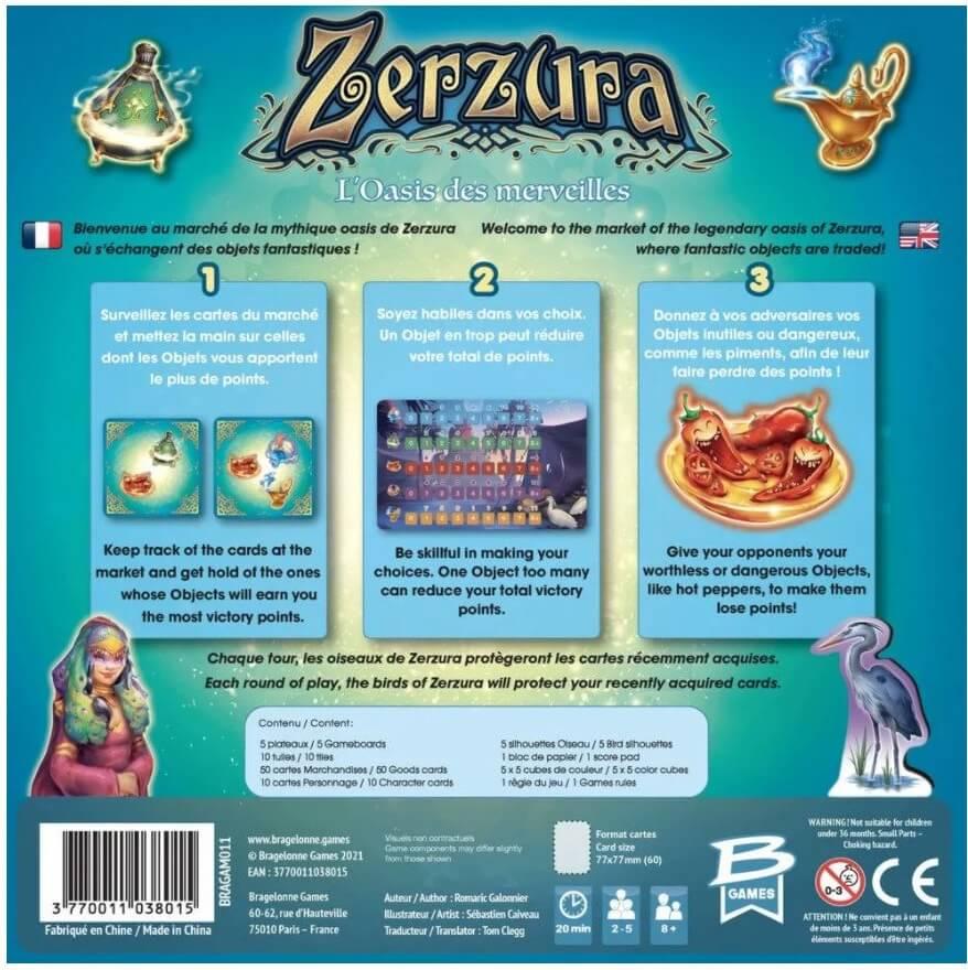 Jeux de societe zerzura oasis des merveilles