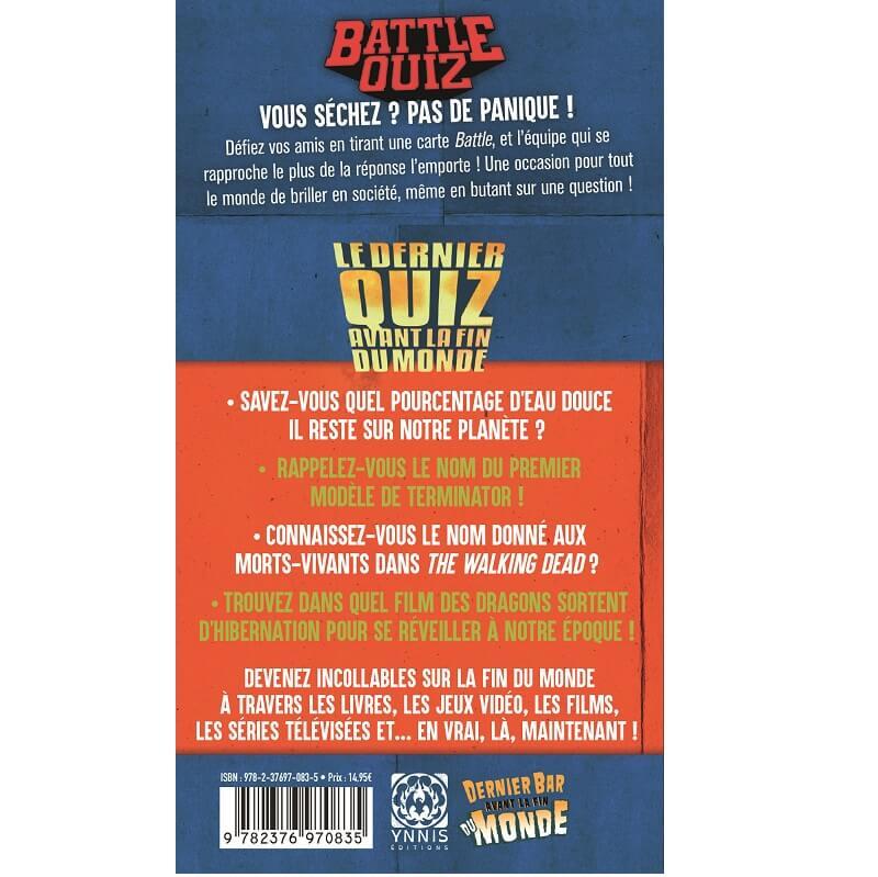 Jeux le dernier quiz avant la fin du monde