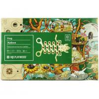 Jeux puzzle en bois 3d mr playwood grenouille