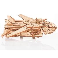 Jeux puzzle en bois 3d mr playwood robot avion
