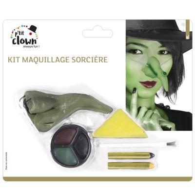 1 Kit de maquillage affreuse sorcière pour la fête d'Halloween REF/12801
