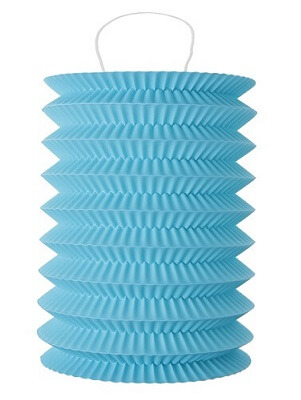 Lampion bleu turquoise