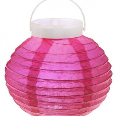 Lampion lumineux, 20cm: Fuchsia (x1) REF/5063