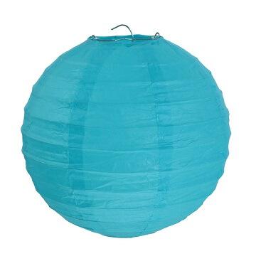 Lanterne bleu turuoise 20cm
