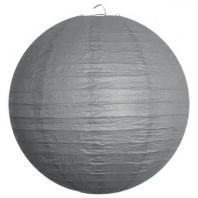 Lanterne papier grise 15cm