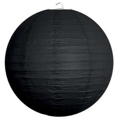Lanterne papier noir 15cm
