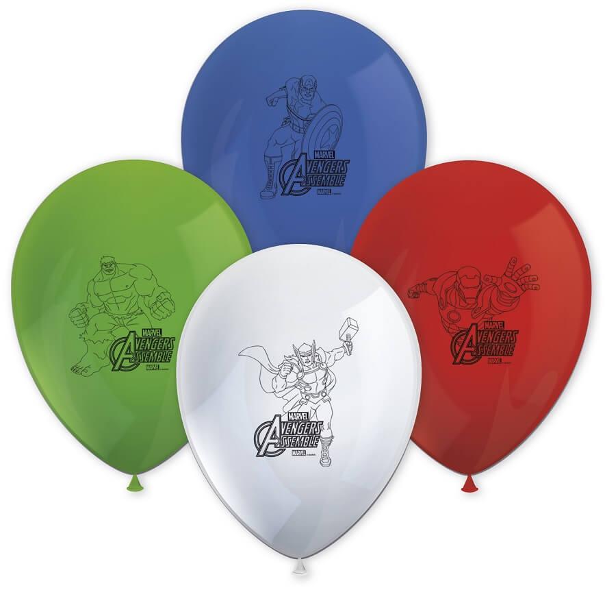 Lave84667 ballon latex anniversaire marvel avengers infinity stones