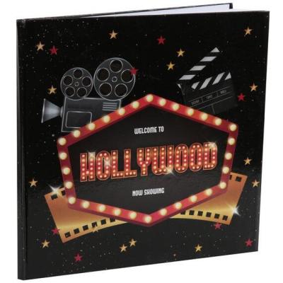 Livre d'or cinéma Hollywood en carton (x1) REF/6639