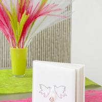 Livre d or colombe mariage