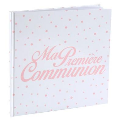 Livre d'or communion corail (x1) REF/6299