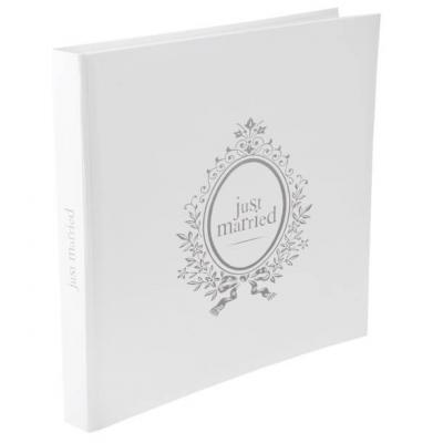 Livre d'or mariage blanc: Just Married (x1) REF/3845