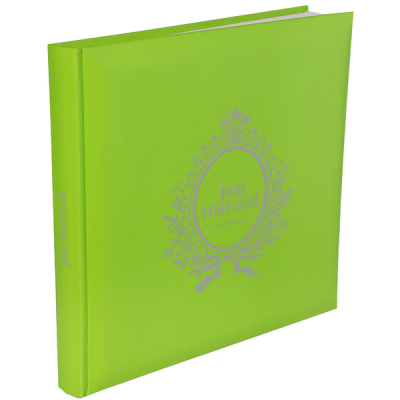 Livre d'or mariage just Married Champêtre vert (x1) REF/3845