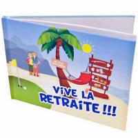 Livre d or vive la retraite multicolore