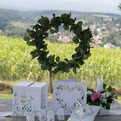 Livre or mariage coeur champetre fleurs