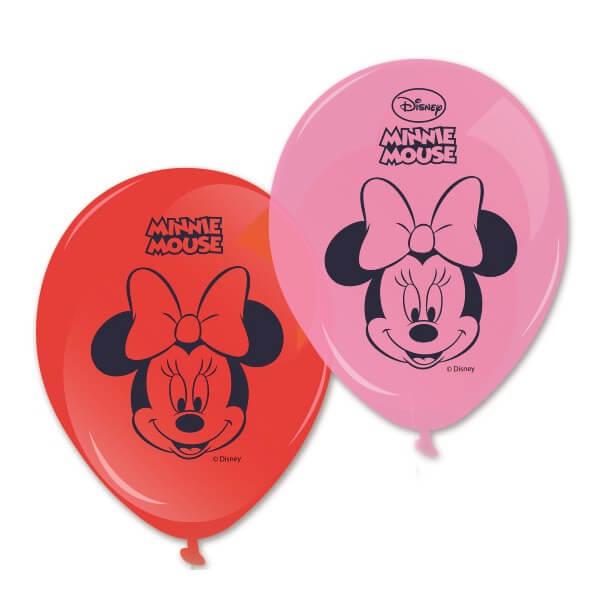 Ballon latex Minnie 25cm REF/LMIN84934 (Disney anniversaire)