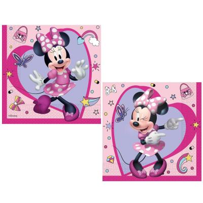 Lmin93832 anniversaire enfant disney minnie serviette de table papier