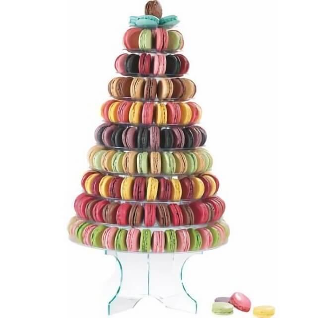 Présentoir à gâteaux Macaron Support de tour de gâteau en