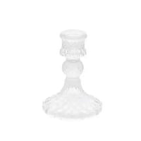 Location decoration boutique nord pas de calais bougeoir transparent verre bougie flambeau