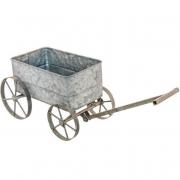 Location decoration champetre chariot metal
