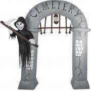 Location halloween porte de cimetiere gonflable