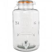 Location limonadier verre transparent 8 litres