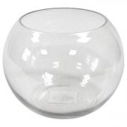 Location mariage vase boule en verre transparente