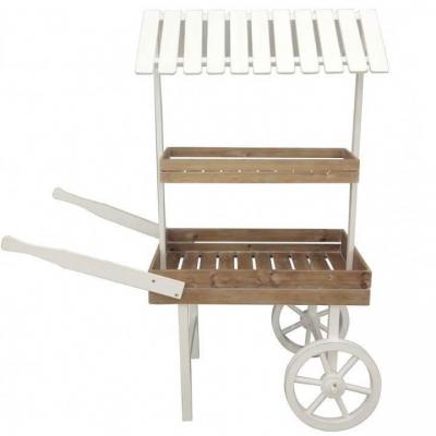 REF/EV-378 / Location d’un présentoir chariot en bois candy bar 2 niveaux (x1)
