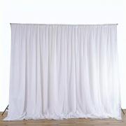 Location rideau en soie blanche de 3m