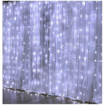 Decoration de salle mariage elegante avec rideau lumineux en location