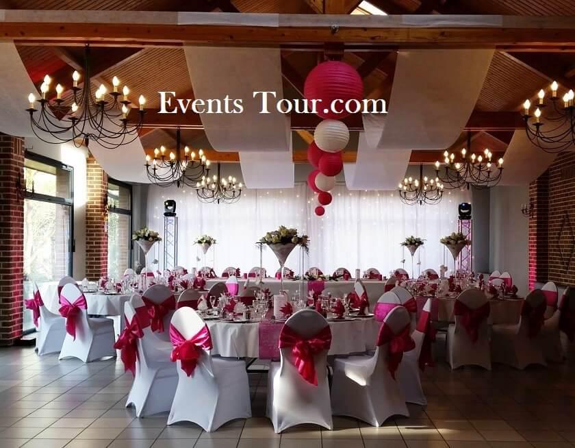 Location rideau lumineux mariage elegant