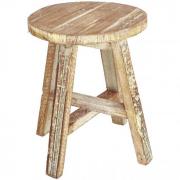 Location tabouret en bois naturel