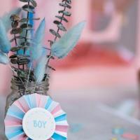 Lot 6 badges 12 stickers boy girl dia 8cm 1