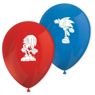 Lson95653 ballon en latex anniversaire enfant sonic the hedgehog
