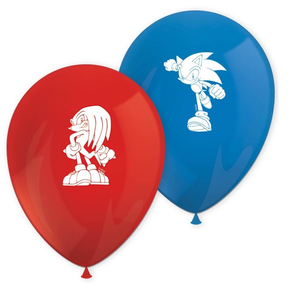 Lson95653 ballon en latex anniversaire enfant sonic the hedgehog