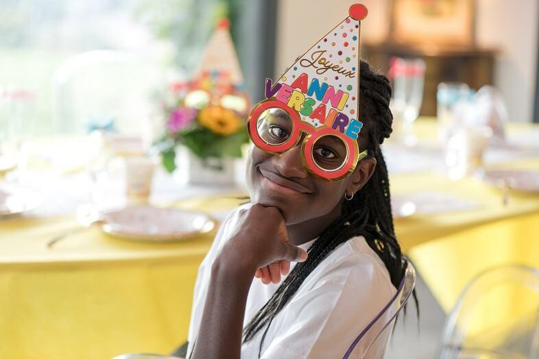 Lunette enfant joyeux anniversaire