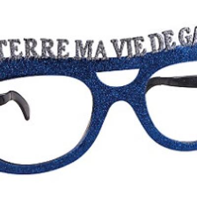 Lunette geante enterrement de vie de garcon