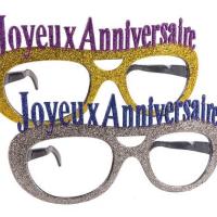 Lunette joyeux anniversaire