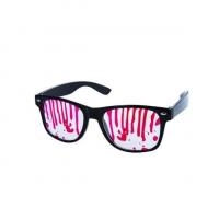 Lunette sanglante fete halloween