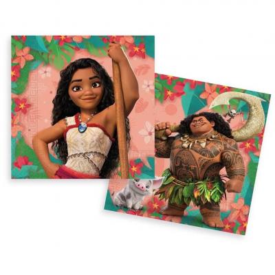 Lvai97202 disney anniversaire vaiana serviette de table papier