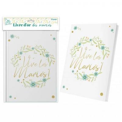 M25ldord livre d or floral mariage vive les maries
